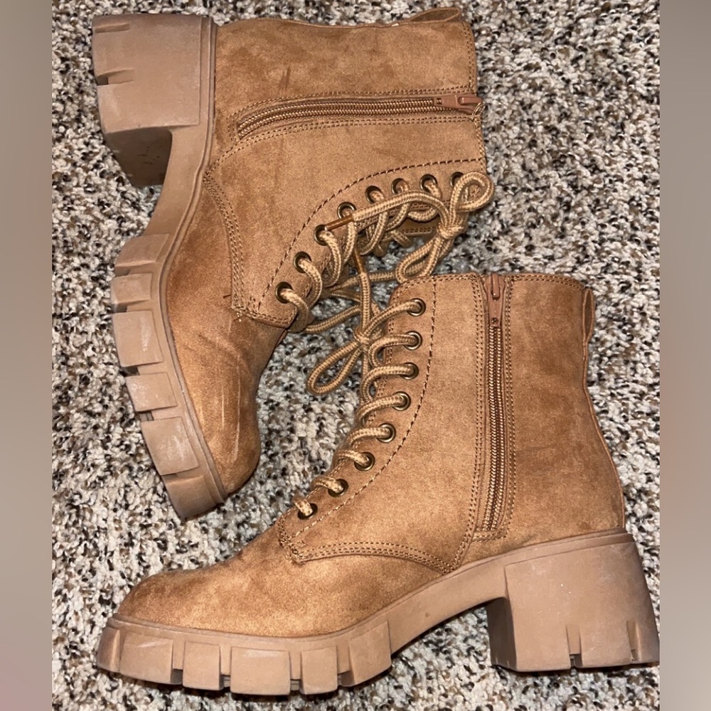 Lace Up Combat Boots